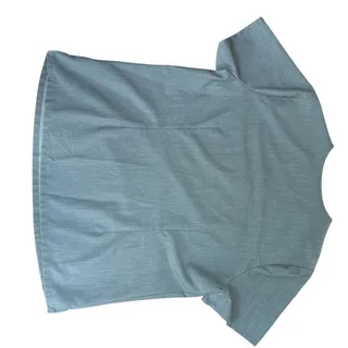 Photo of Figs Catarina Scrub Top Women XL Gray One Pocket FW1000 V-Neck Nurse Medical