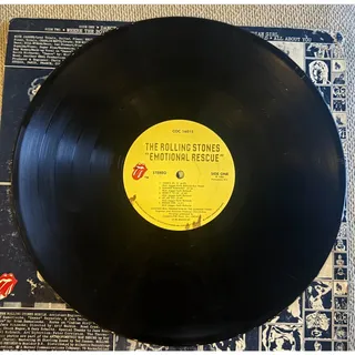 Photo of Rolling Stones Emotional Rescue LP COC 16015 1980 Vinyl VG Classic Rock