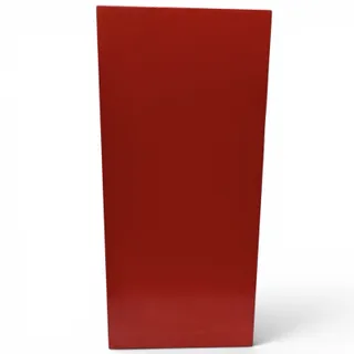 Photo of Modernist Pizza Collection Red Stainless Steel Bookcase