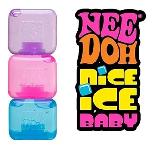 Photo of 🔥NeeDoh Nice Ice Baby Sensory & Stress Super Solid Squeeze Toy 1.25" Purple🔥