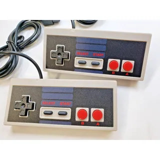 Photo of 2 Pack Controller For NES Nintendo Vintage Console Wired Gamepad squared control