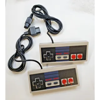Photo of 2 Pack Controller For NES Nintendo Vintage Console Wired Gamepad squared control