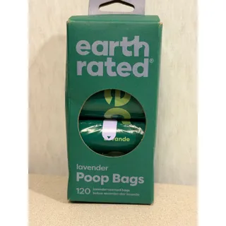 Photo of Earth Rated Lavender Scented Dog Poop Bags 120 Count Refill Rolls New in Box