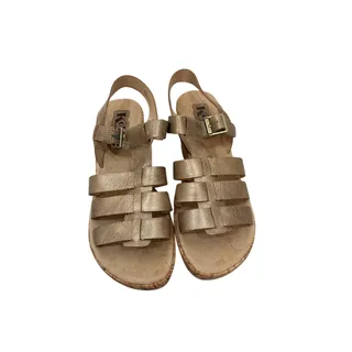 Photo of Korks By Kork Ease Women's Beige Leather Cork Wedge Sandals Size 9 M Ankle Strap