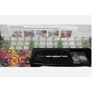 Photo of New DIY Loom Bands Colorful 600pcs Kit Loom Board/Tool Included