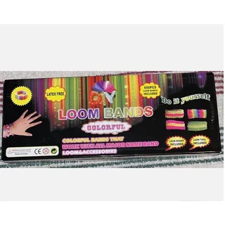 Photo of New DIY Loom Bands Colorful 600pcs Kit Loom Board/Tool Included