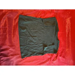 Photo of Old Navy T-Shirt Mens M Black Pocket Crew Short Sleeve Cotton Casual Classic
