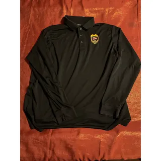 Photo of Core365 Polo Shirt Mens 2XL Black Long Sleeve ShopRite Asset Protection Badge