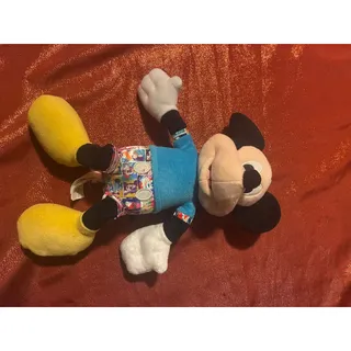 Photo of Disney Mickey Mouse Plush Multicolor Blue Shirt Patterned Shorts Soft Toy Cute