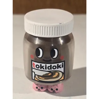 Photo of Tokidoki Donutella Jar Container Kawaii Pink Bear Feet Heart Crossbones