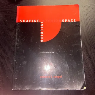 Photo of Shaping Interior Space by Roberto J. Rengel (2007, Trade Paperback)