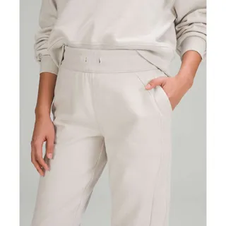 Photo of Lululemon Scuba High-Rise Jogger *Sparkle Color: White Opal Size: 10