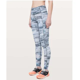 Photo of Lululemon Fast & Free Full Length Tight *Nulux 28" Mesh Scape Multi 6