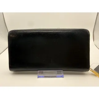 Photo of Saint Laurent YSL Black Leather Zip-Around Continental Wallet – Gold Hardware – Box & COA