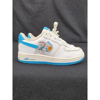 Photo of Nike Air Force 1 Low Space Jam Hare Bugs Lola Bunny White Blue 2.5Y