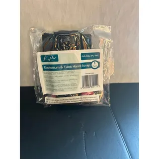 Photo of L-Roba EHS-SGL-1PC-BLK Euphonium Tuba Hand Strap Microfiber Cloth Brass Black
