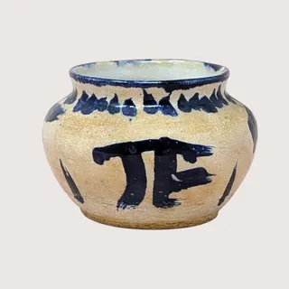 Photo of Vintage Stoneware Studio Pottery Bowl Terry Senty