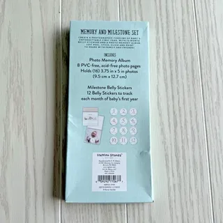 Photo of Memory & Milestone Set 1st Year Baby Stepping Stones , Album with belly stickers