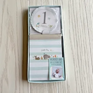 Photo of Memory & Milestone Set 1st Year Baby Stepping Stones , Album with belly stickers