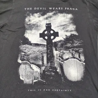 Photo of Devil Wears Prada Zombie Tour Tee Vintage Black Shirt Mens L