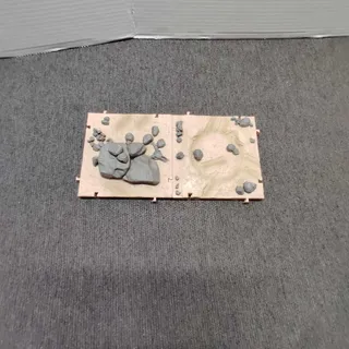 Photo of Playtime Pals Desert Terrain Diorama Base Set 2001 Action Figure