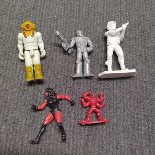 Photo of Vintage Action Figure Lot Sci Fi Military Robot Divers 5pc