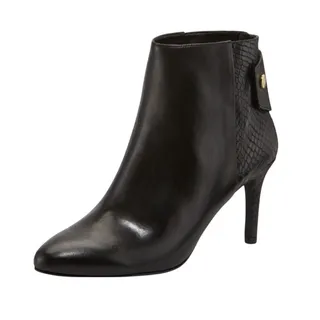 Photo of Cole Haan Signature Claremont Shooties Goth Preppy Black Leather Booties Size 8