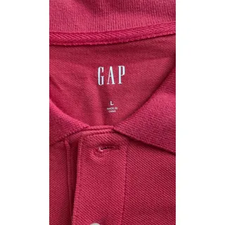 Photo of 2 GAP Polo Shirts Red Green men's Size L - NWT