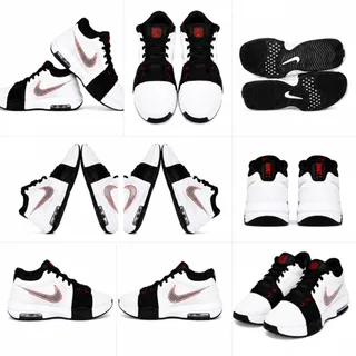 Photo of Size 10.5 - Nike LeBron Witness 8 White University Red Black N426