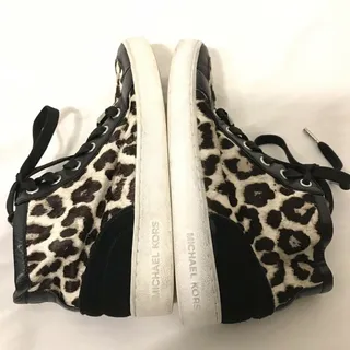 Photo of MICHAEL KORS Mid Top Pony hair Sneakers Size 6