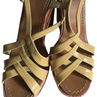 Photo of KATE SPADE Calf Hair Animal Leopard Print Peep toe