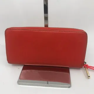 Photo of Michael Kors Leather Orange Wristlet