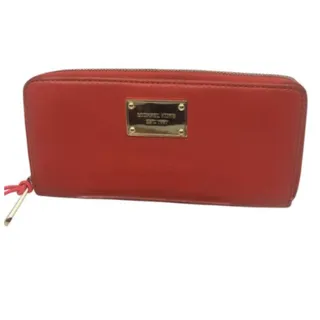 Photo of Michael Kors Leather Orange Wristlet