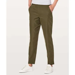 Photo of Lululemon City Trek Trouser Pants 28" Inseam Size 4 Military Green Travel Work