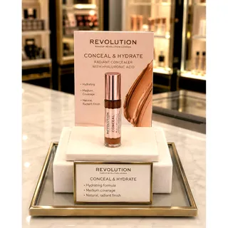 Photo of Revolution Conceal & Hydrate Radiance Foundation Color: F14