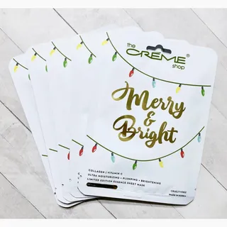 Photo of The Creme Shop Merry & Bright Limited Edition Essence Sheet Mask (set of 5)