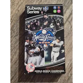 Photo of 2000 World Series Official MLB Baseball Subway Series New York Yankees Mets