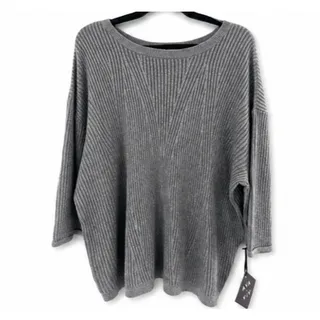 Photo of Ava & Viv Womens Sweater - 2X
Gray Sparkle Shimmer Acrylic
Blend
