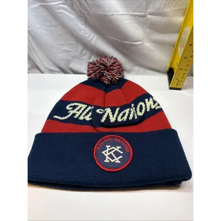 Photo of Kansas City All Nations Winter Hat Beanie Pom K.C. Team Logo Patch