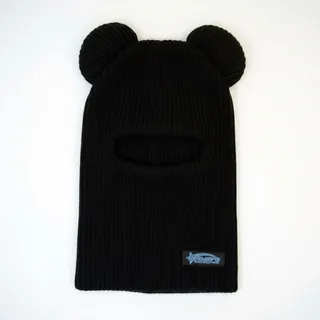 Photo of Dream Come True Black Knit Balaclava with Bear Ears