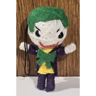 Photo of Yarn String Doll Charm Keychain lot Joker Senators Alien Figures