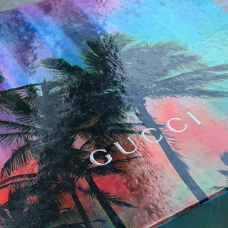 Photo of Rare Gucci Made in Italy Gift Box w/ Original Tissue Paper
