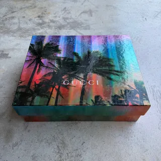 Photo of Rare Gucci Made in Italy Gift Box w/ Original Tissue Paper
