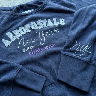 Photo of Vintage Y2K Aeropostale NYC Graphic Crewneck Sweatshirt XL