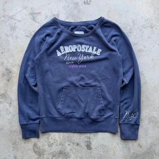 Photo of Vintage Y2K Aeropostale NYC Graphic Crewneck Sweatshirt XL