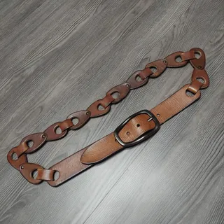 Photo of Rolf's Brown Leather Boho Style Linked Belt
