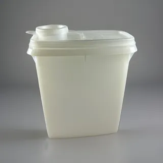 Photo of Vintage Tupperware Store N' Pour Jr. Cereal Container 4 Cup Sheer 499 w Flip Lid