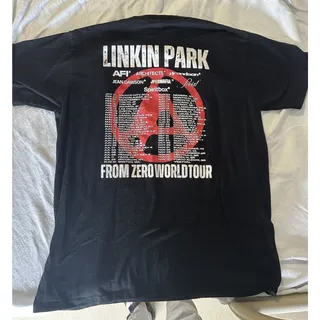 Photo of Linkin Park From Zero World Tour Graphic T-Shirt Black Unisex XL