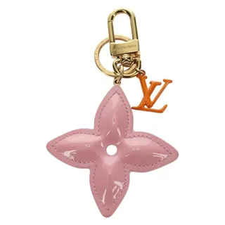 Photo of Louis Vuitton Monogram Vernis Key Holder Bag Charm Pink