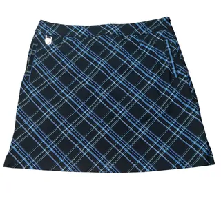 Photo of Golf America Women's Multicolor Plaid Athletic Golf Tennis Skort